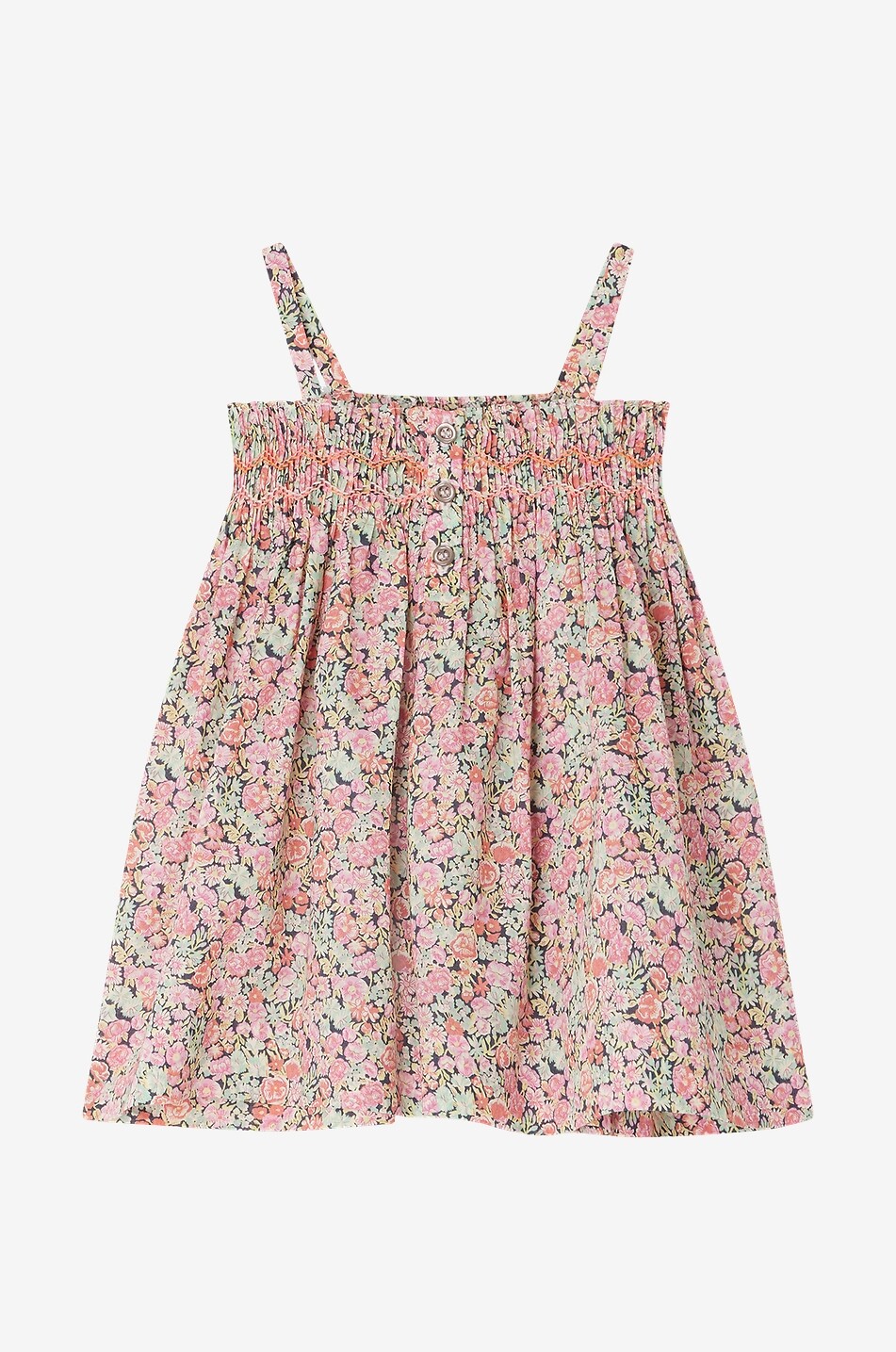 Fabricia baby strappy floral dress