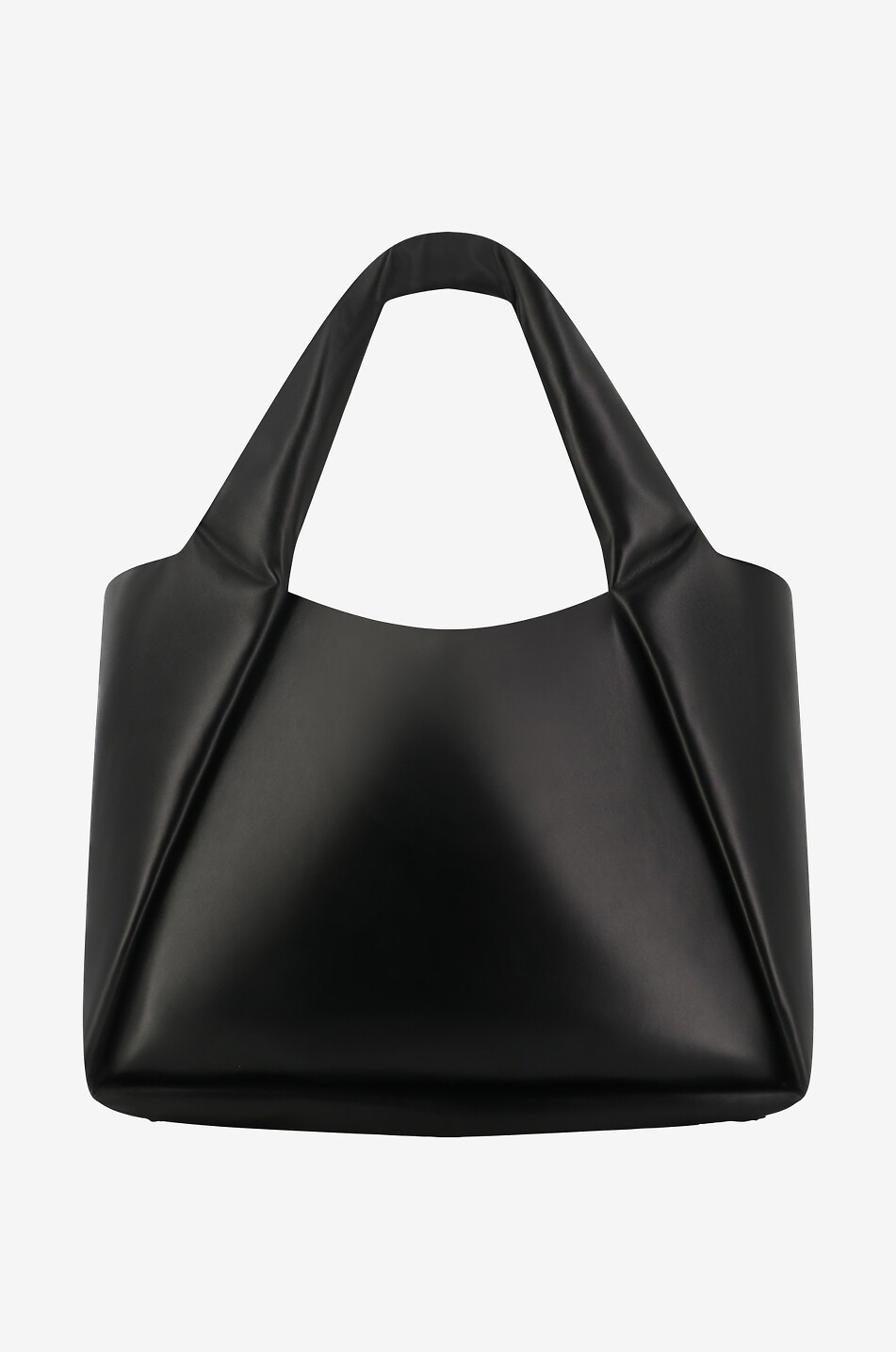 Stella Logo Puffy faux nappa leather tote bag