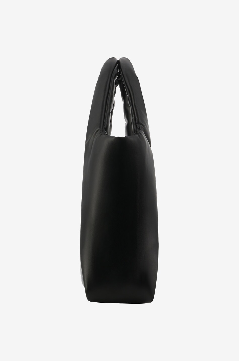 Stella Logo Puffy faux nappa leather tote bag