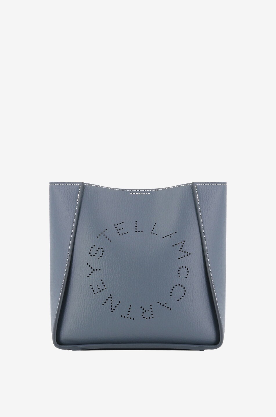 Stella Logo Mini grained faux leather cross body bag