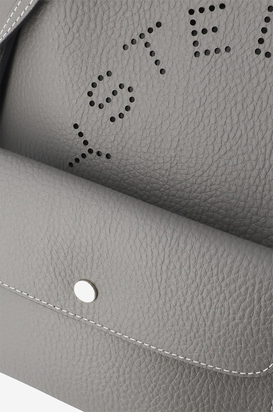 STELLA McCARTNEY Stella Logo cross body bag in grained faux leather Women GREY 4