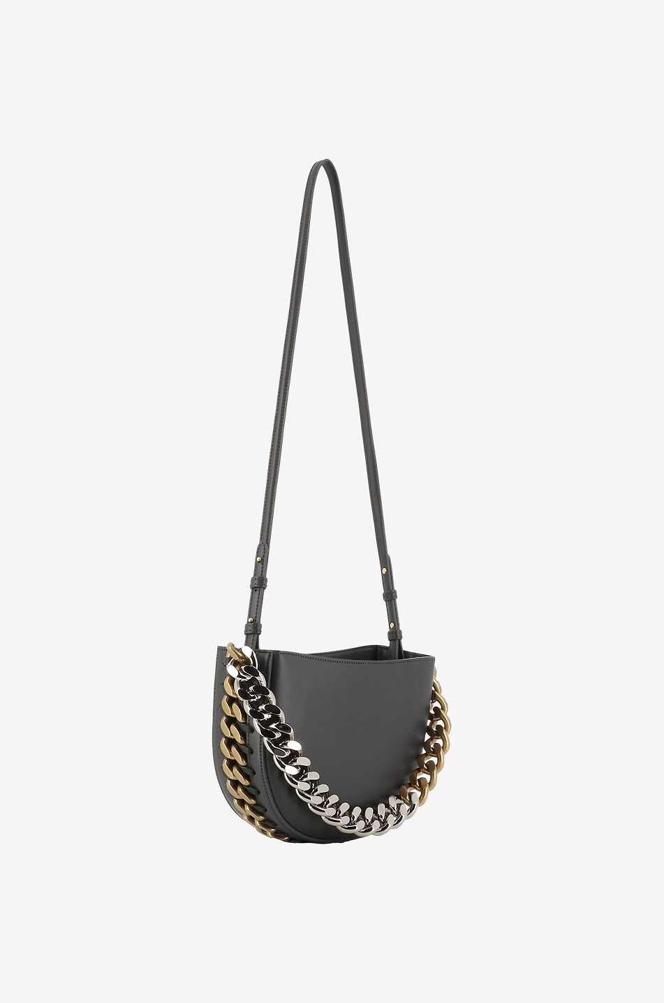 Sac porté épaule en cuir nappa synthétique Small Frayme