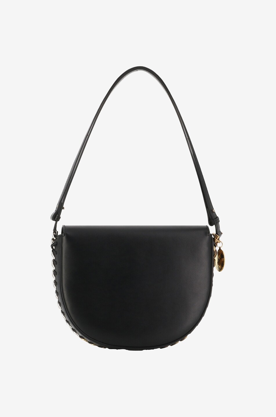 STELLA McCARTNEY Frayme Medium Flap faux leather shoulder bag Women BLACK 3