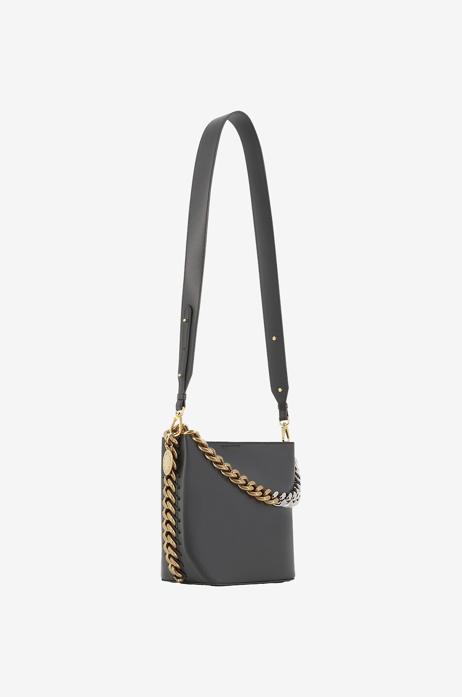 STELLA McCARTNEY Bucket-Tasche aus Kunstnappaleder Frayme Damen GRAU 5