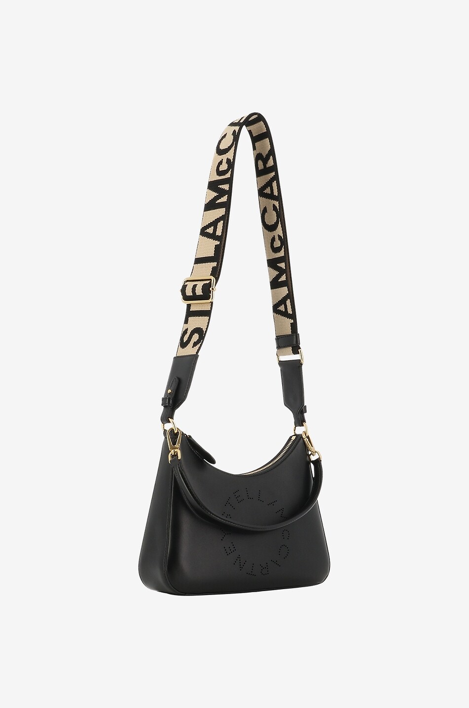STELLA McCARTNEY Stella Logo vegan hobo bag in Alter Mat Women BLACK 5