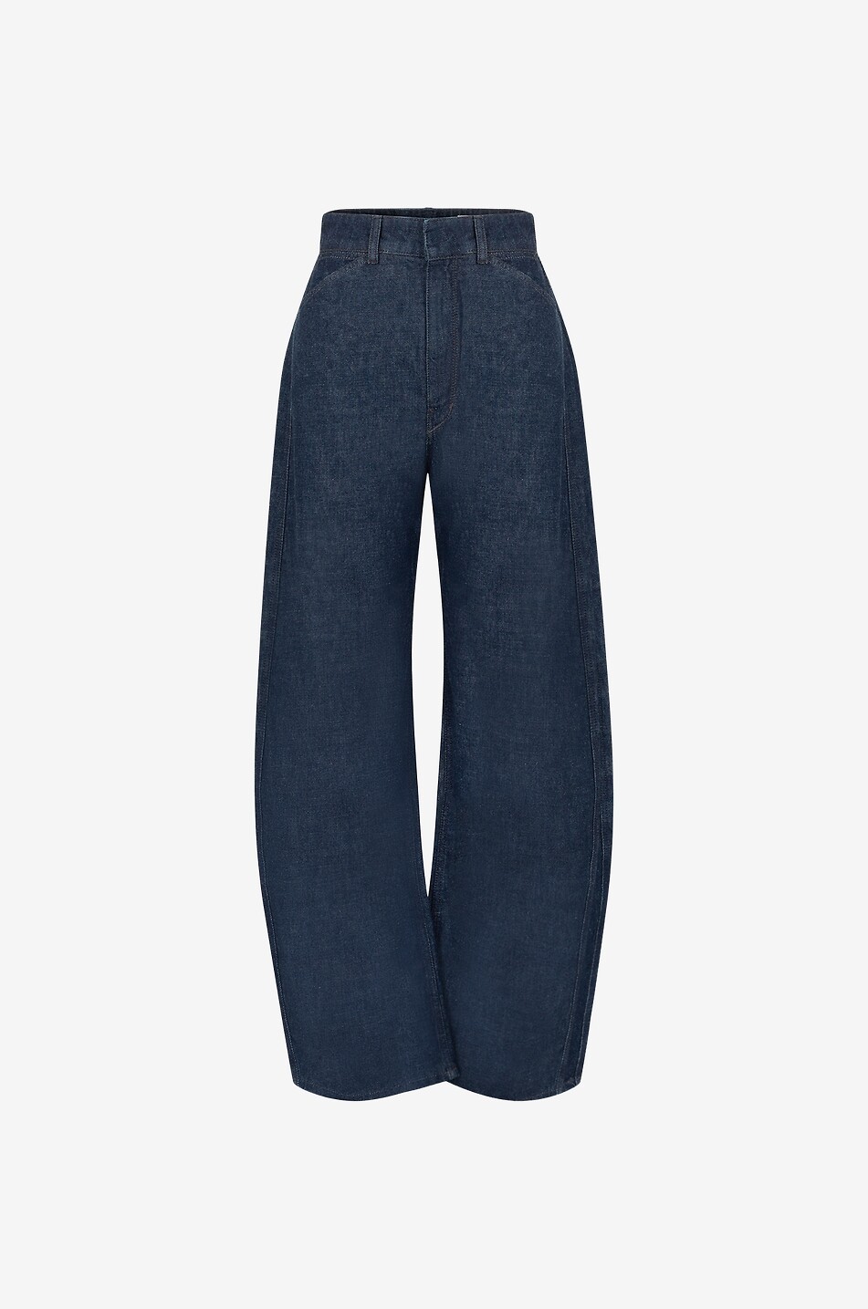 Jean large taille haute Curved