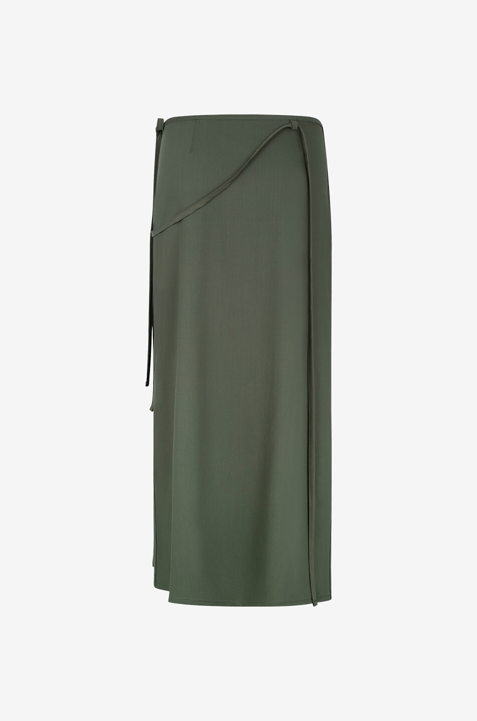 Jupe portefeuille en laine Light Tailored