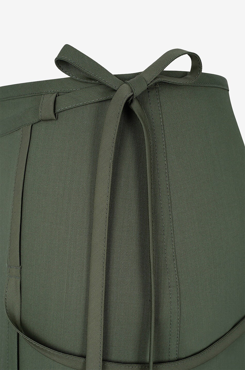 Light Tailored wool wrap skirt