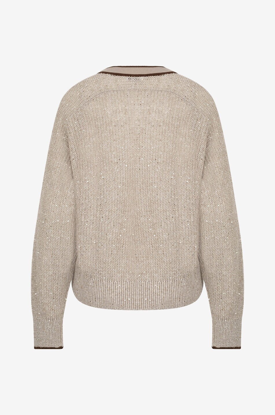 Leinenpullover mit V-Ausschnitt Active Dazzling