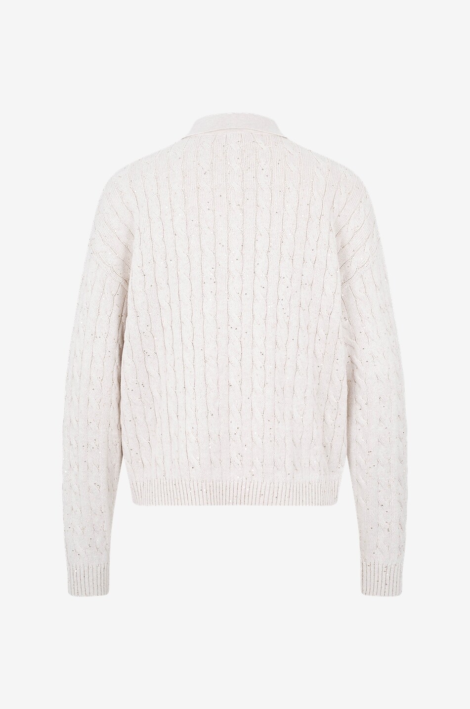 Pull polo torsadé en coton Dazzling Cables