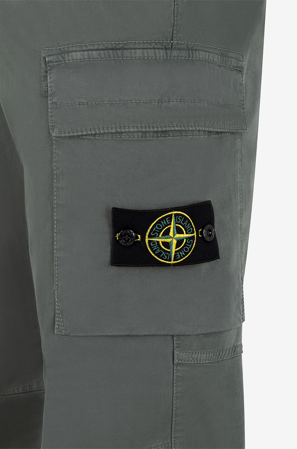 STONE ISLAND 30404 gabardine cargo trousers Men KHAKI 3