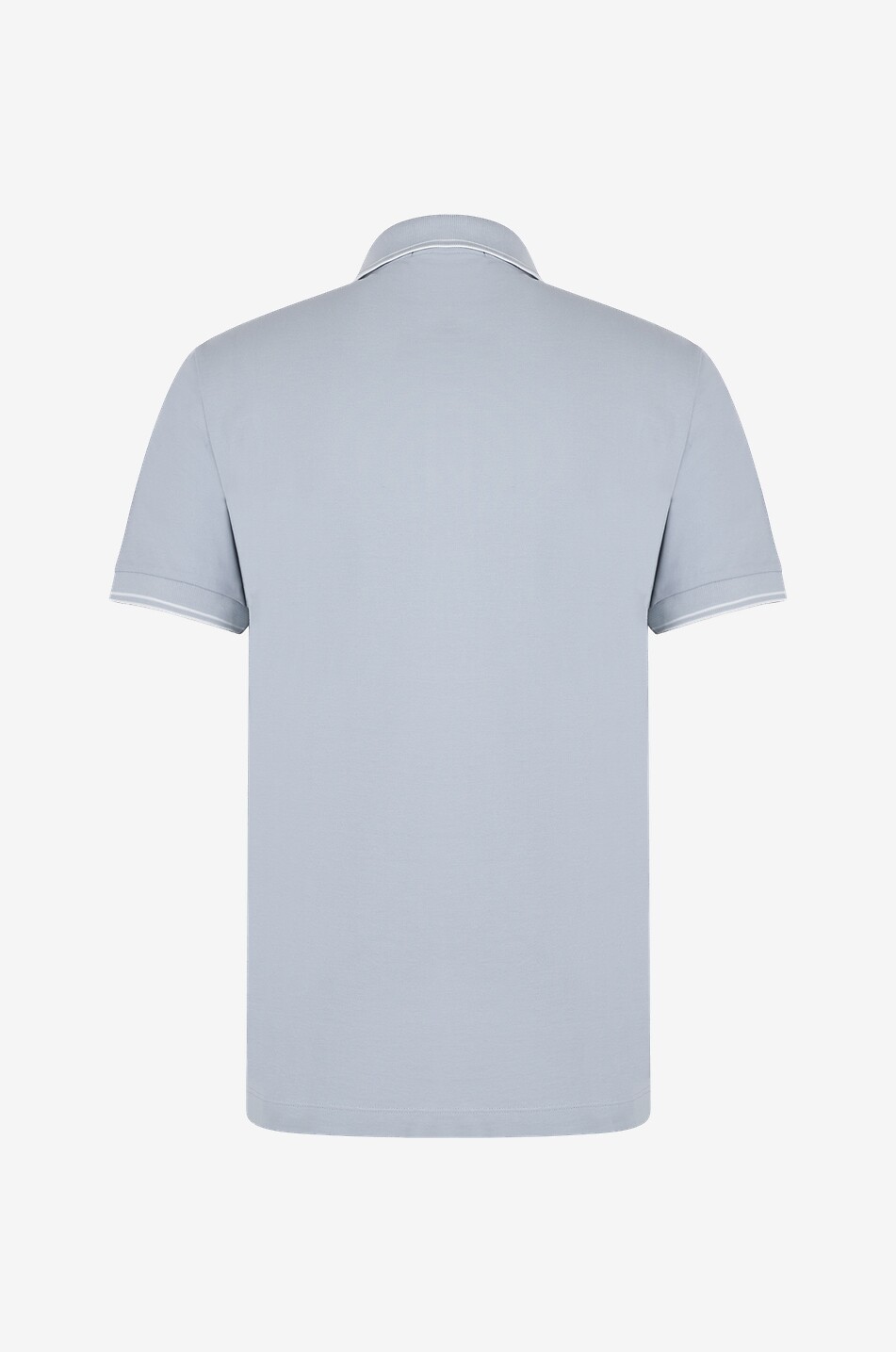 STONE ISLAND Polo slim à manches courtes et bords rayés 2SC18 Homme BLEU 2