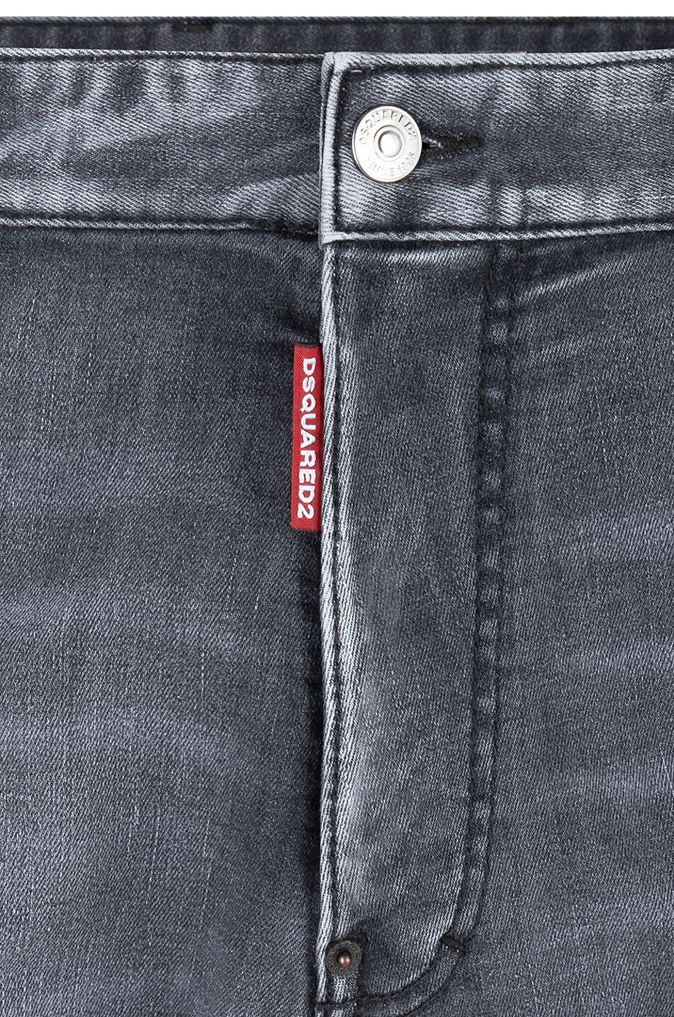 DSQUARED2 Jean slim délavé Cool Guy Grey Proper Wash Homme NOIR 3