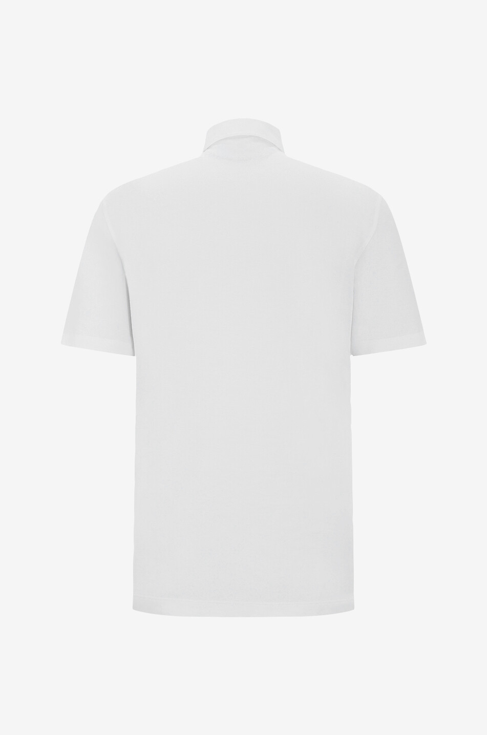 BRUNELLO CUCINELLI Polo à manches courtes en coton piqué Homme BLANC 2