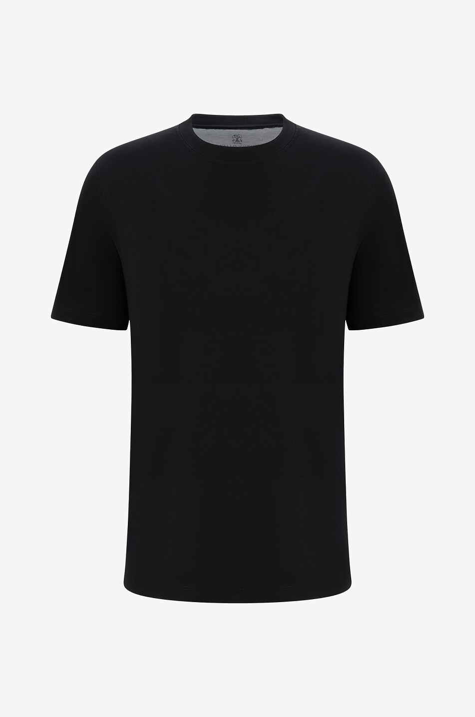 BRUNELLO CUCINELLI Jersey-T-Shirt mit Rundhals und kurzen Ärmeln Herren SCHWARZ 1