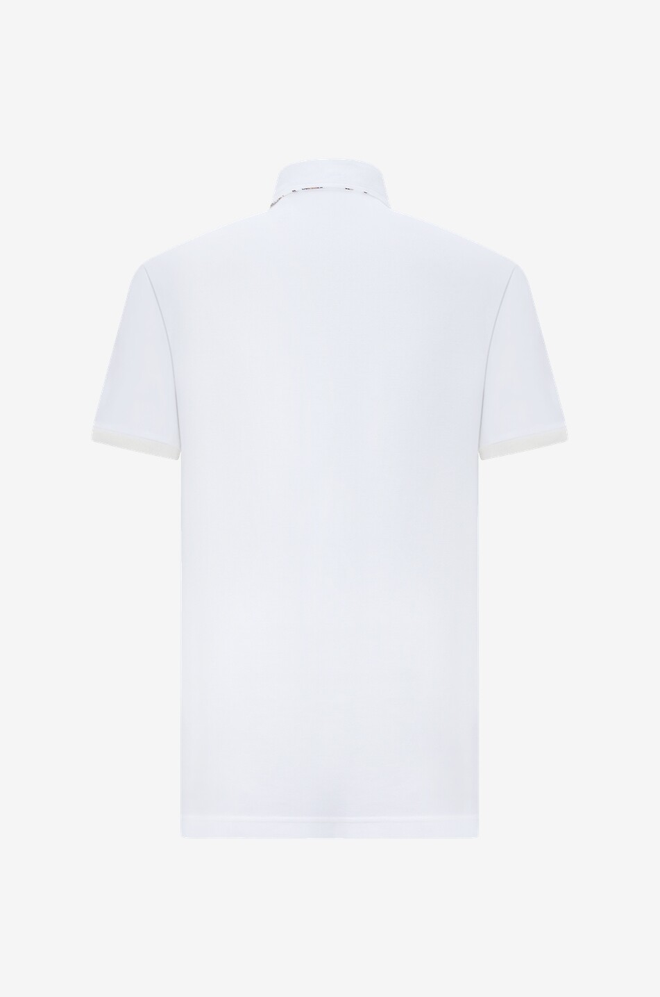 ETRO Polohemd mit Paisley-bedrucktem Kragen Pegaso Herren WEISS 2