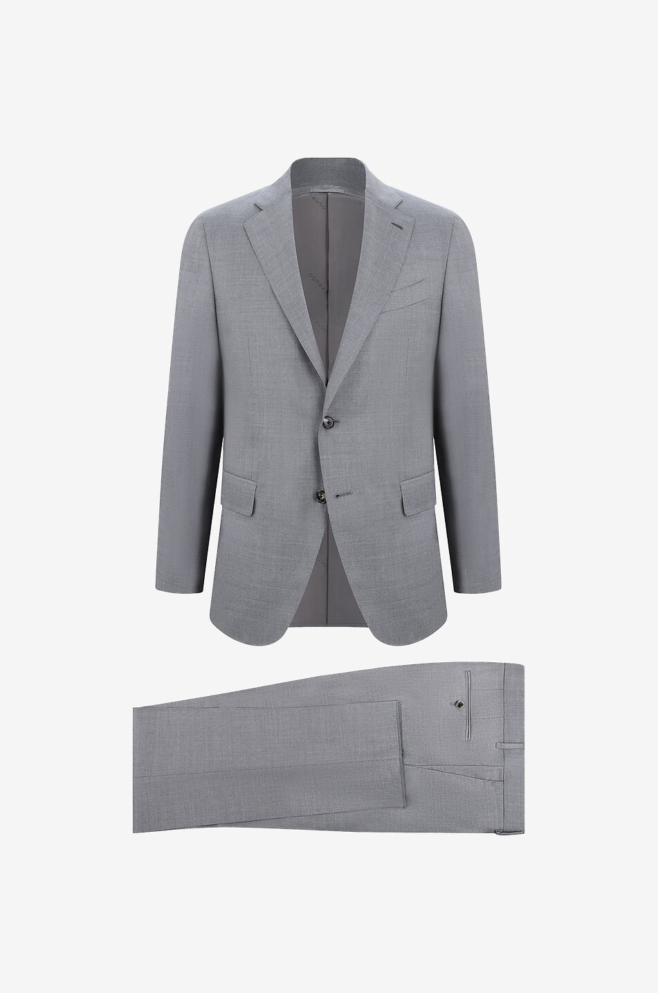 CARUSO Aida wool suit Men MEDIUM GREY 1
