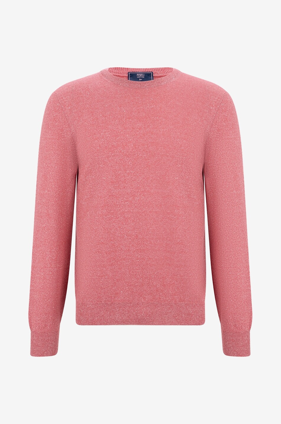 Pullover mit Rundhalsausschnitt aus Kaschmir und Leinen Argentina