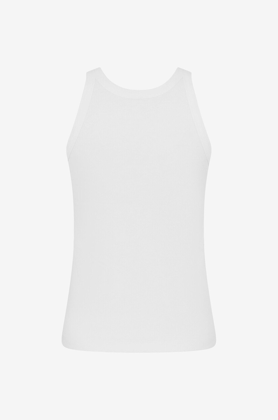 TOTEME Organic fine rib jersey tank top Women WHITE 2