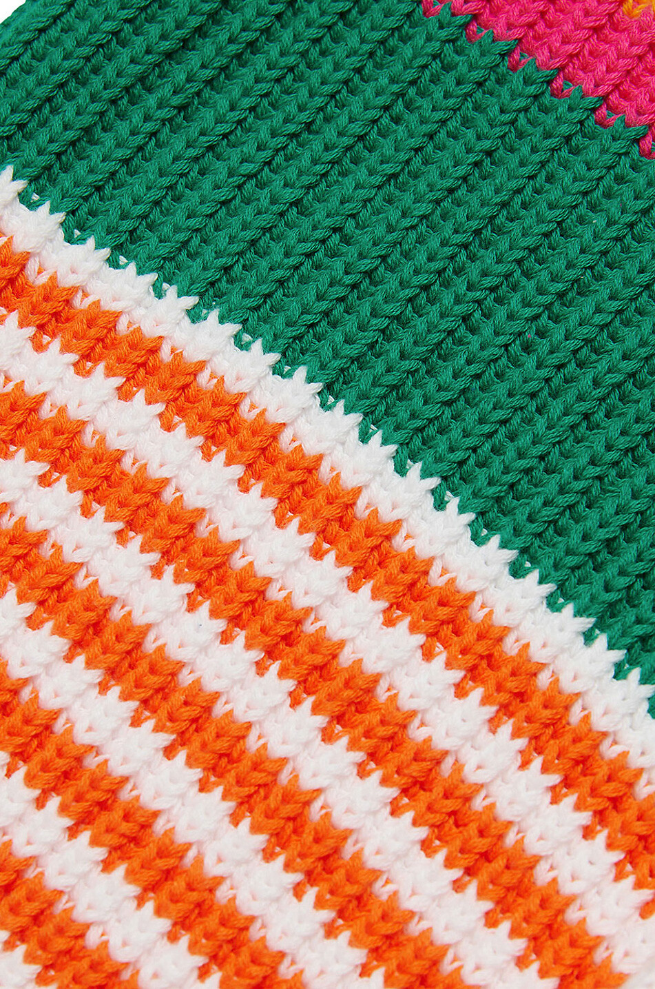Gestreifte Mädchen-Strickshorts