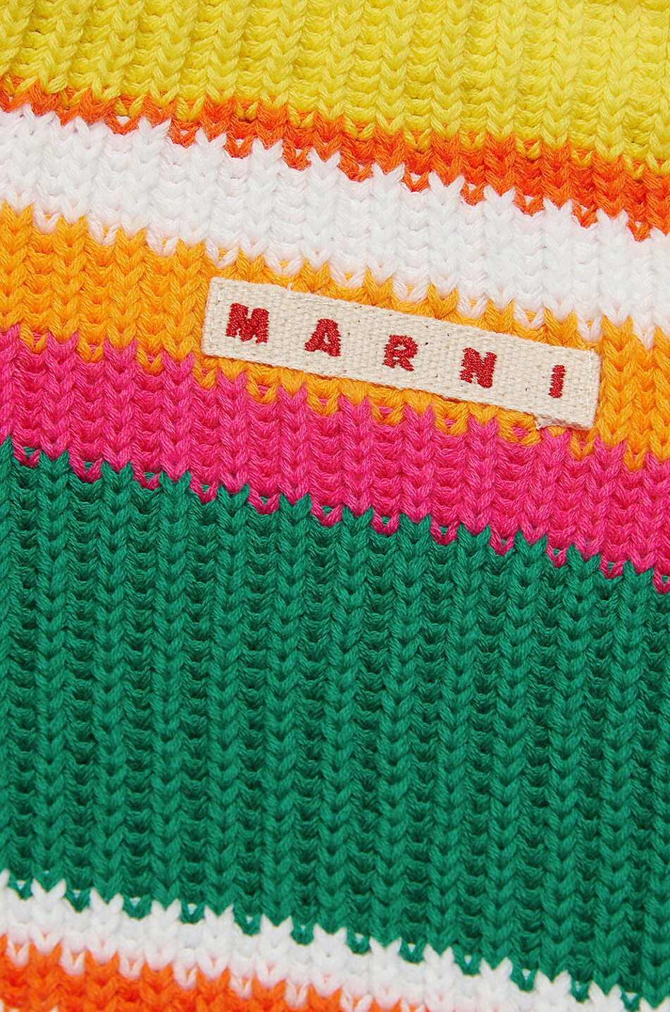 Gestreifte Mädchen-Strickshorts