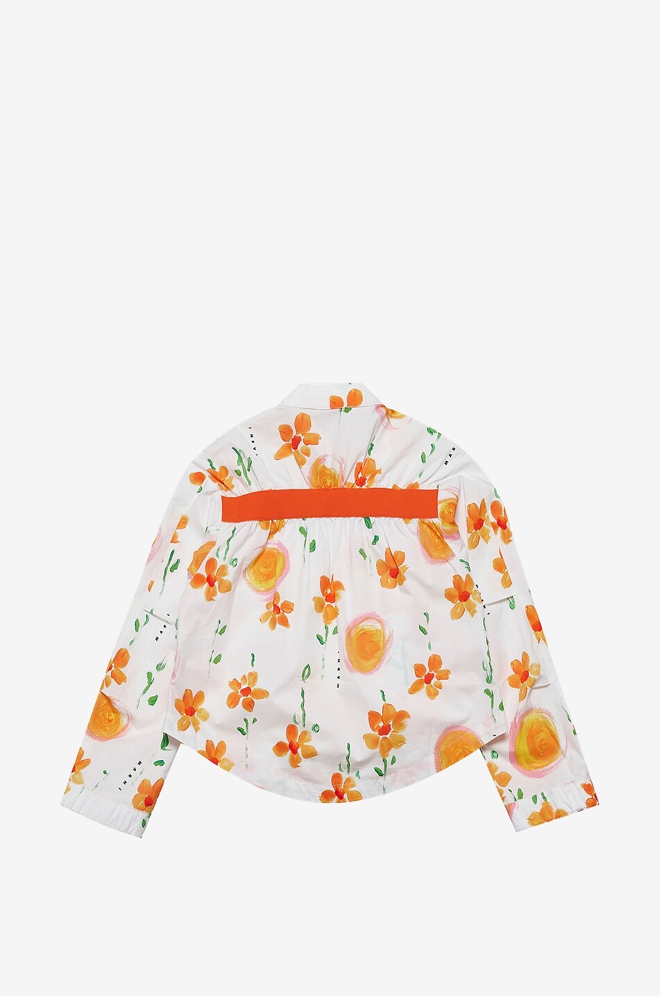 Bedruckte Hemdjacke aus Popeline für Mädchen Sunny Day