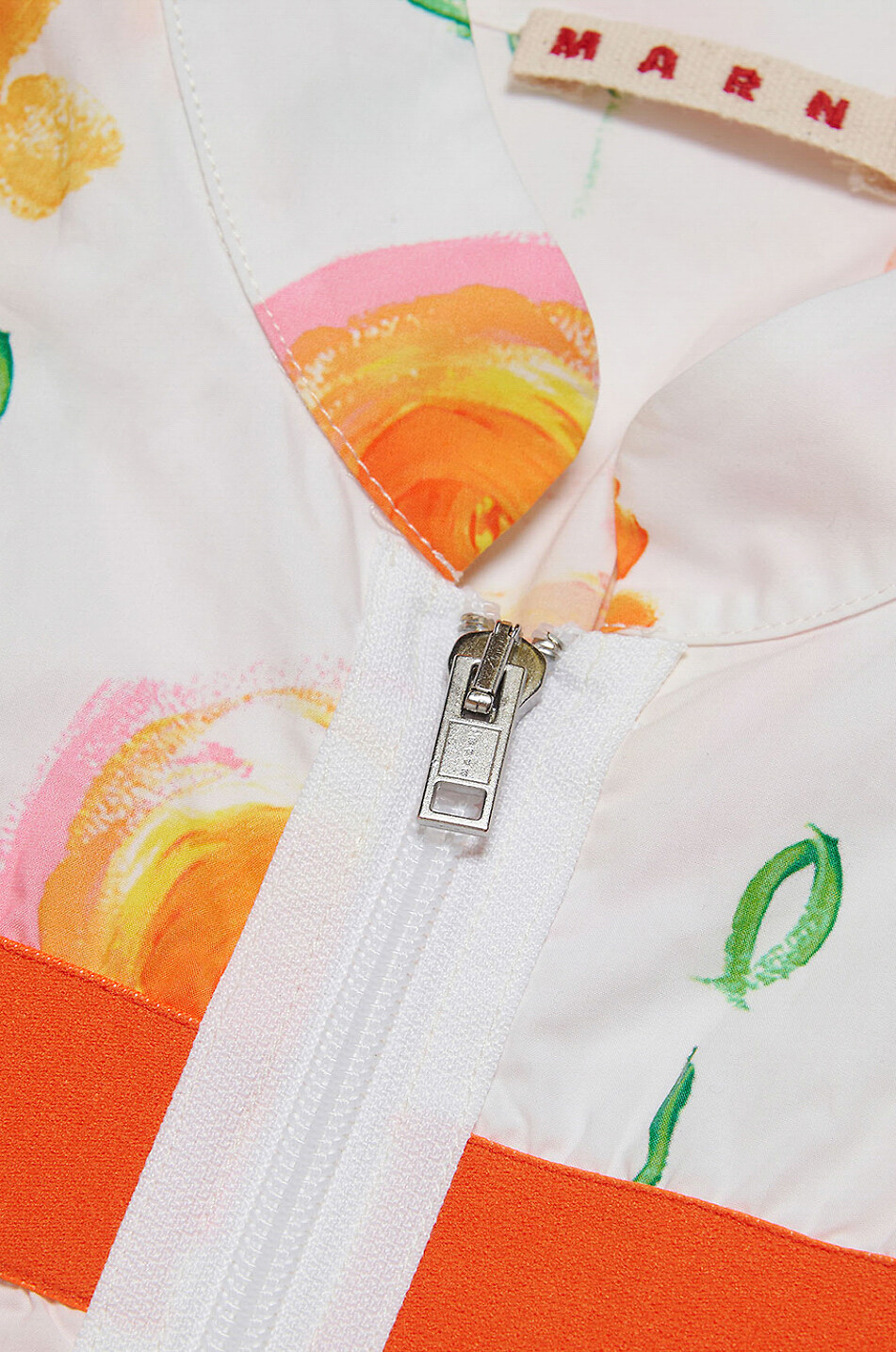 Bedruckte Hemdjacke aus Popeline für Mädchen Sunny Day