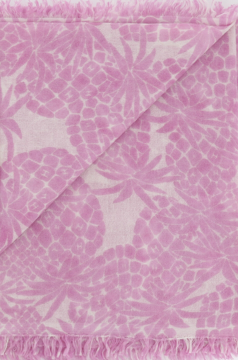 HEMISPHERE Écharpe en cachemire et soie Kineapple Femme ROSE 2