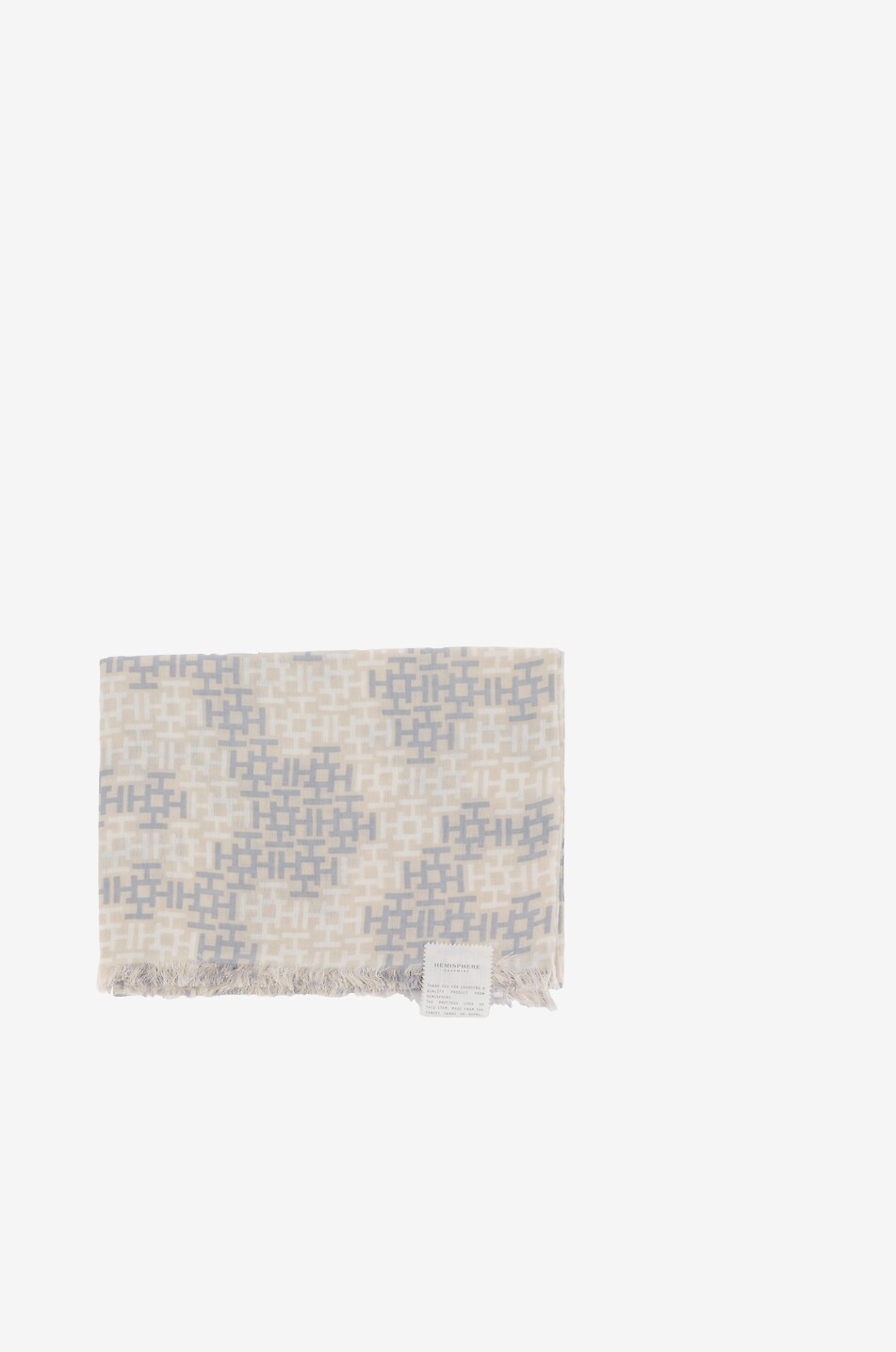 HEMISPHERE Écharpe en cachemire et soie Alikibi-CS Femme BEIGE 1