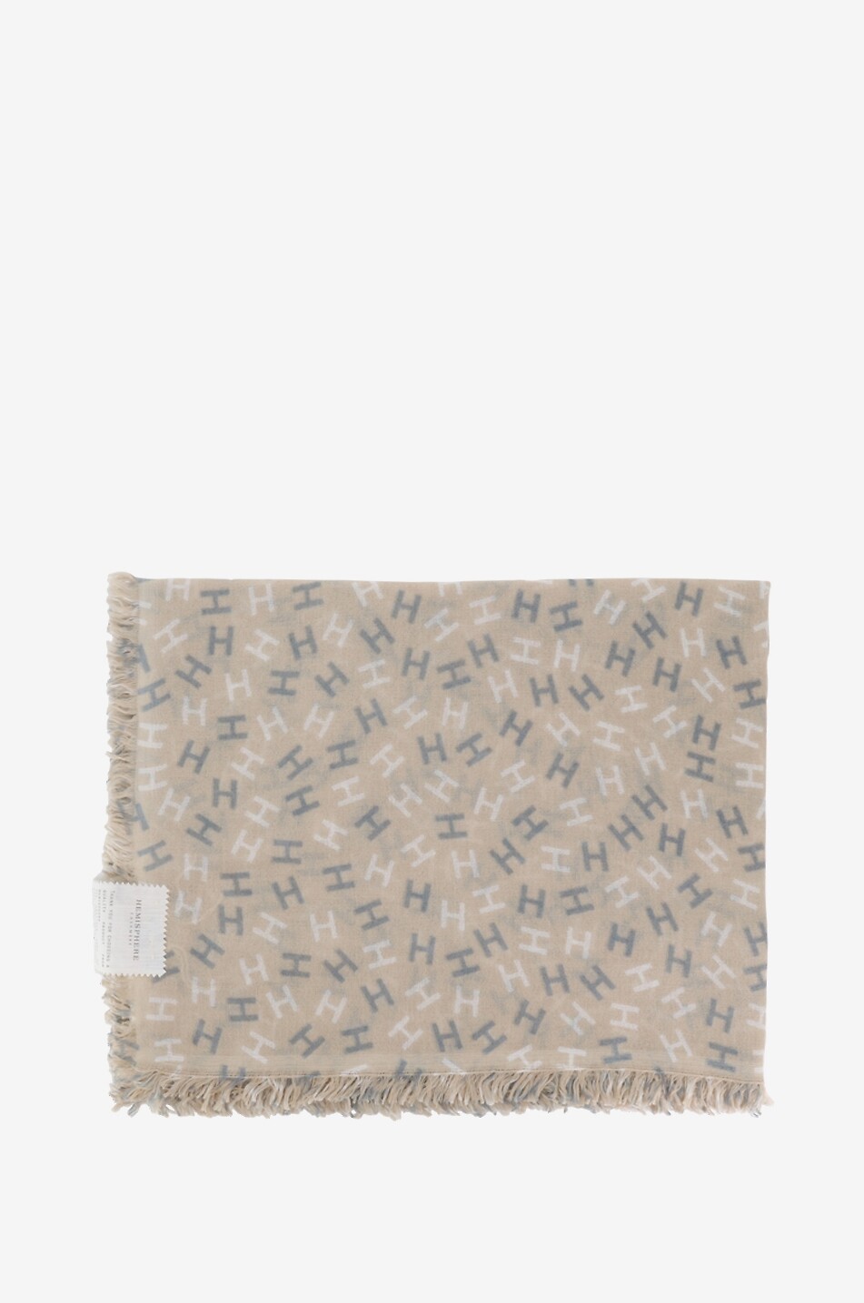 HEMISPHERE Carré en cachemire et soie Nies Femme Beige clair 1