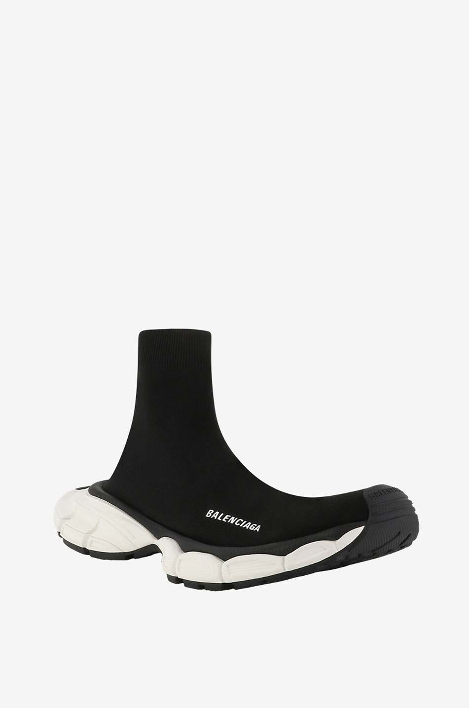 BALENCIAGA Baskets chaussette montantes 3XL Sock Recycled Knit Homme NOIR 1