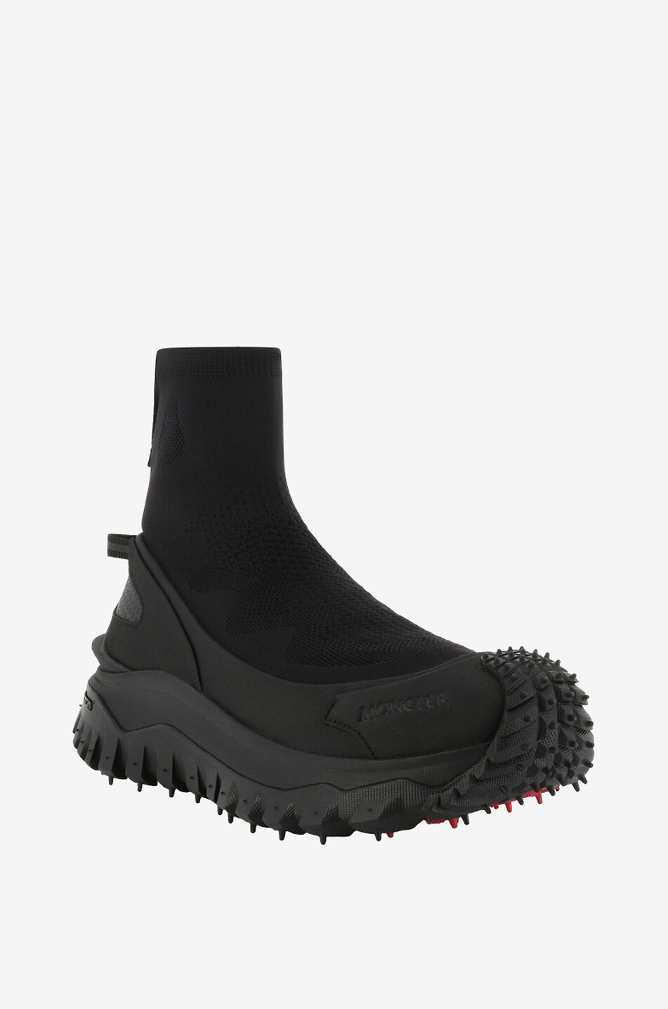MONCLER Trailgrip Knit high-top sock sneakers Women BLACK 1