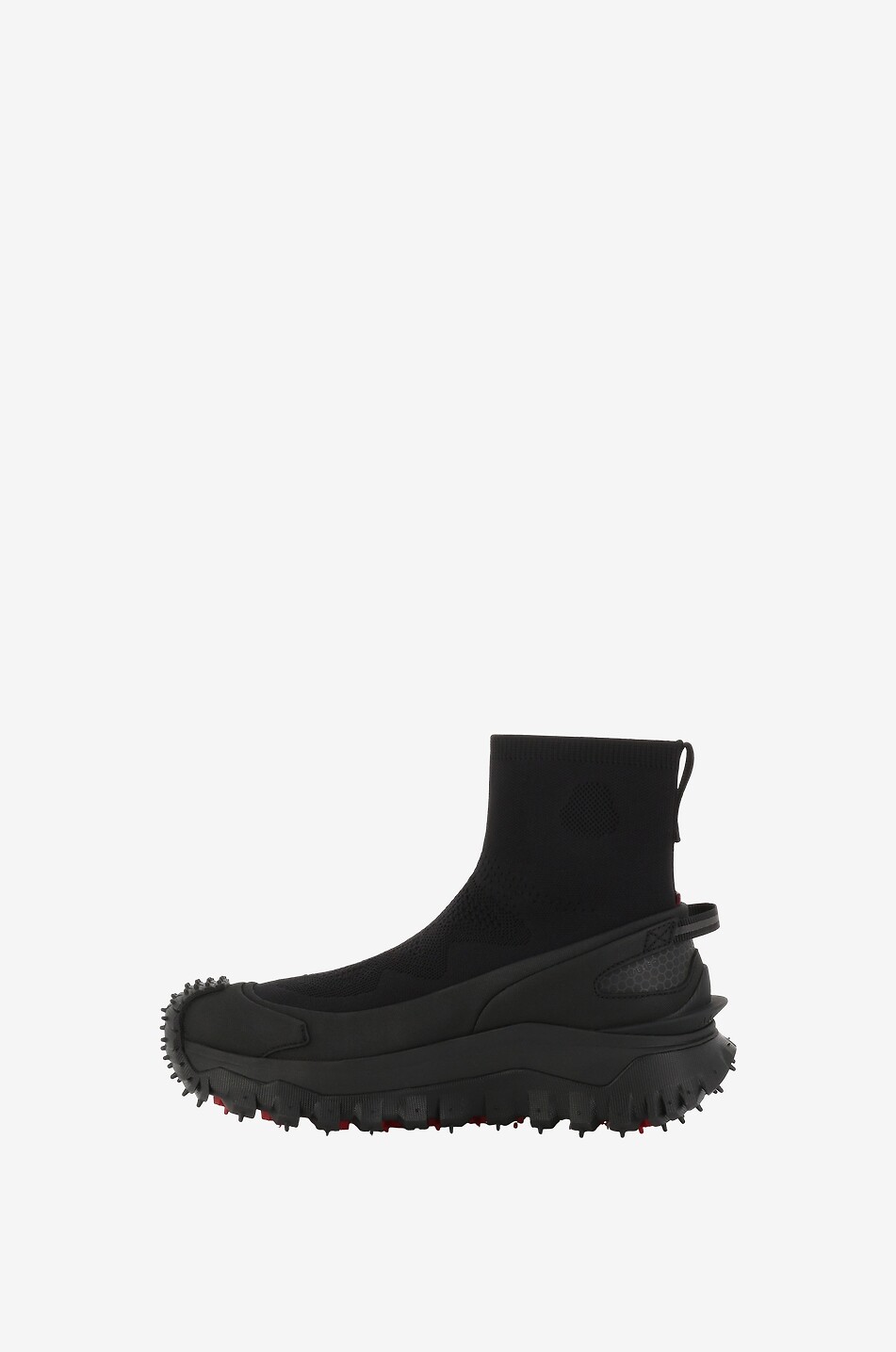 MONCLER Trailgrip Knit high-top sock sneakers Women BLACK 3