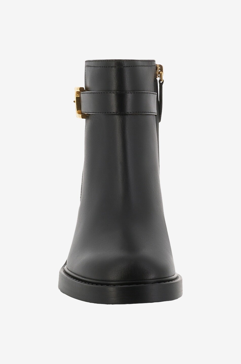 CHLOE Bottines en cuir lisse à talon carré Marcie 45 Femme NOIR 2