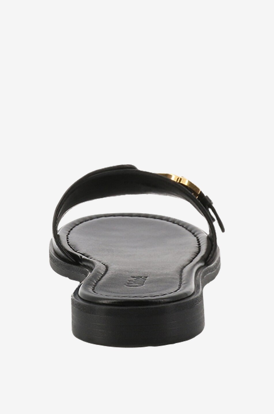 Marcie flat smooth leather slides