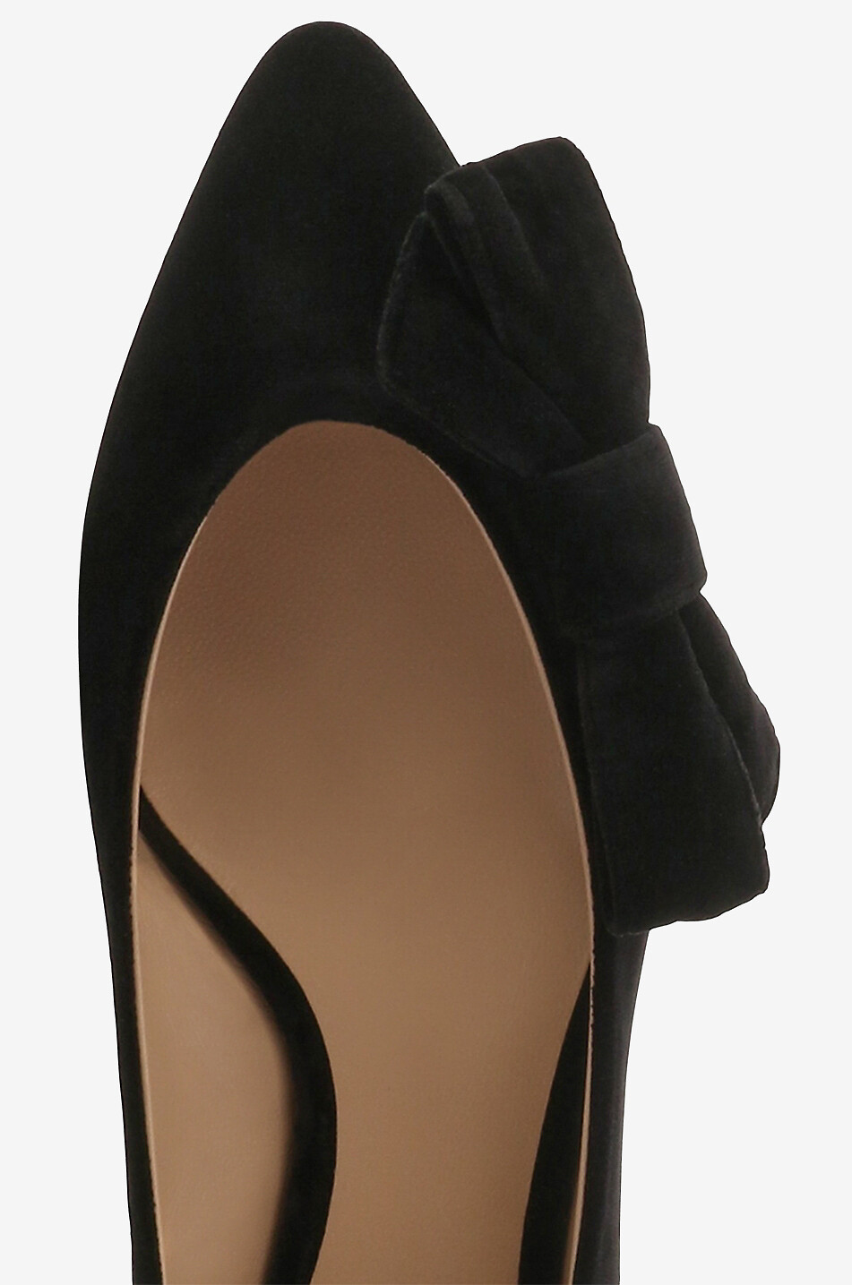 CHLOE Samt-Ballerinas mit Schleife Thea Damen SCHWARZ 5