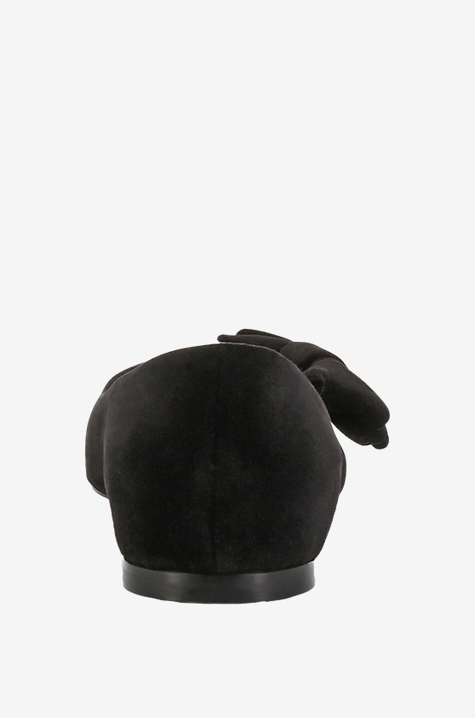 Thea bow adorned velvet ballet flats