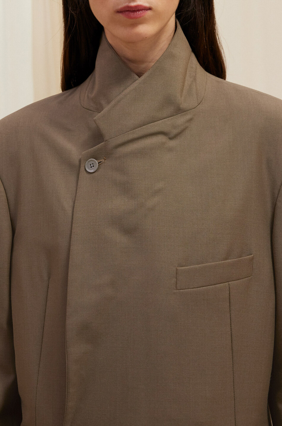 LEMAIRE Zweireihiger Oversize-Blazer Soft Tailored Damen BRAUN 5