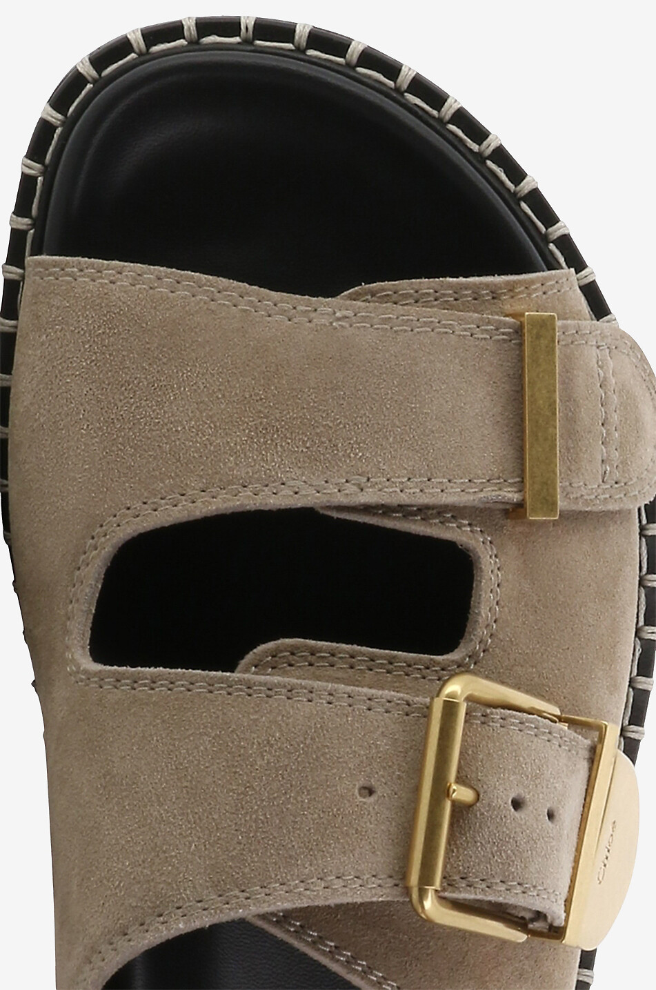 Rebecca flat suede mules