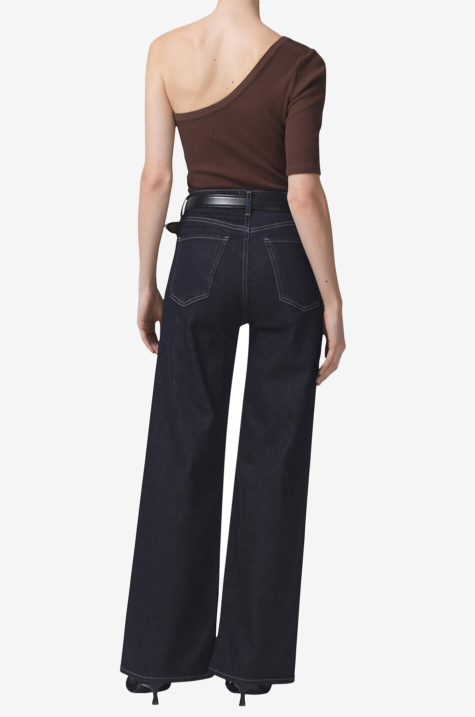 CITIZENS OF HUMANITY Paloma wide-leg jeans Women DARK BLUE 4