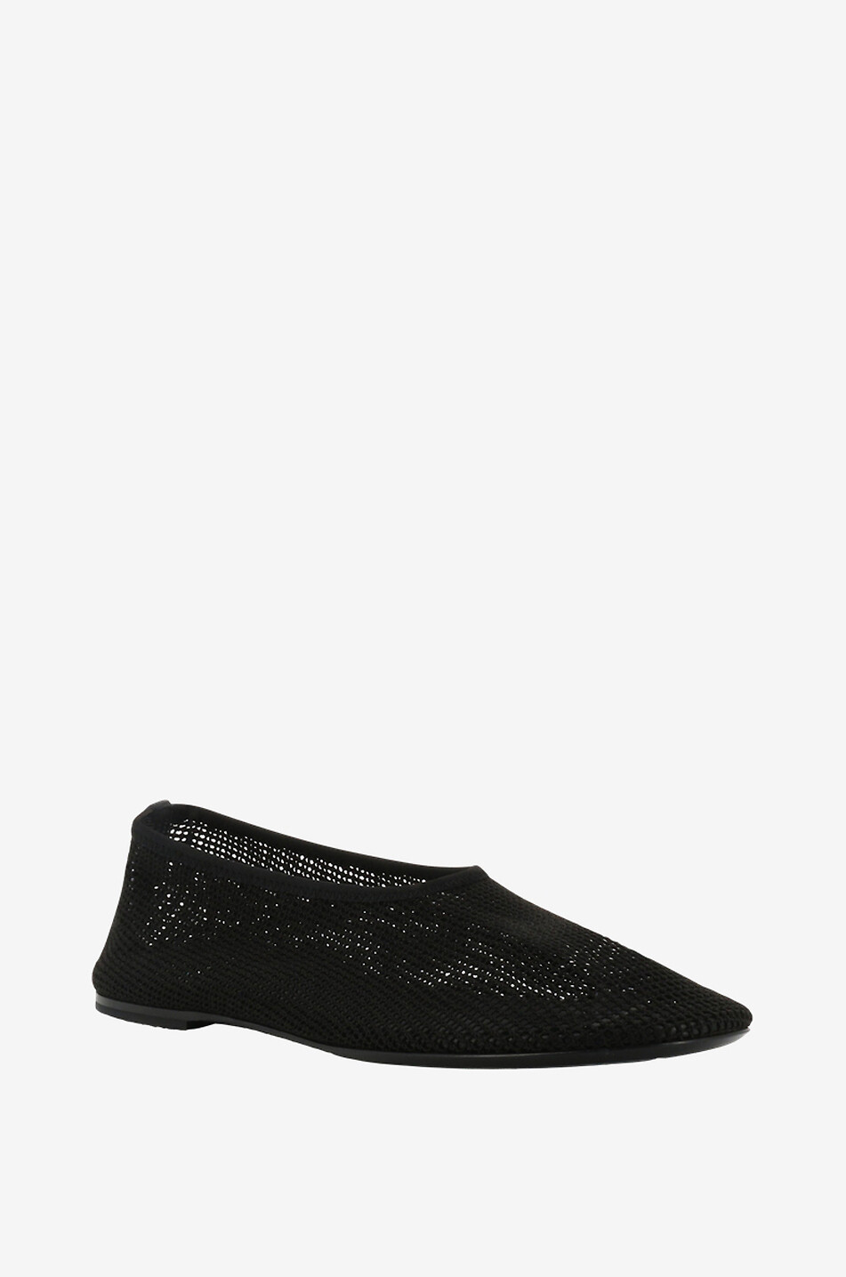 KHAITE Ballerinas aus Stretch-Netz The Maiden Flat Damen SCHWARZ 1