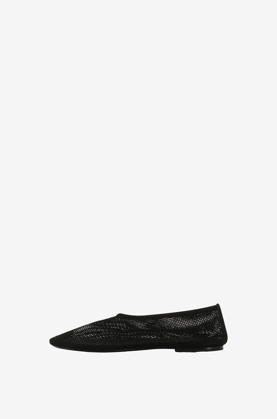 KHAITE Ballerinas aus Stretch-Netz The Maiden Flat Damen SCHWARZ 3