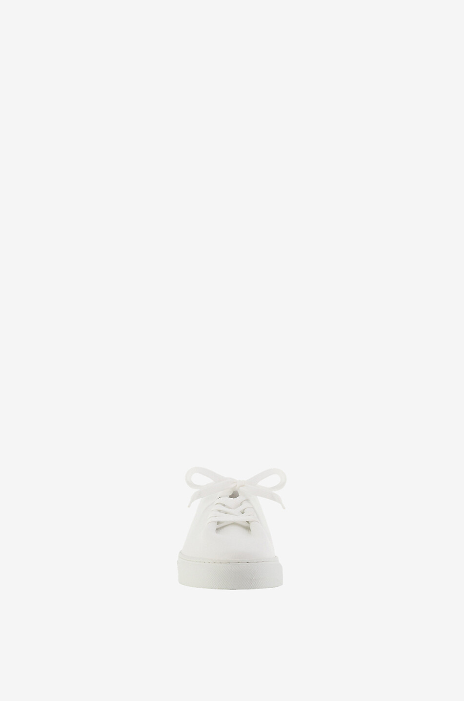 JACQUES SOLOVIERE Baskets basses à lacets en cuir grainé Hervé Homme BLANC 2