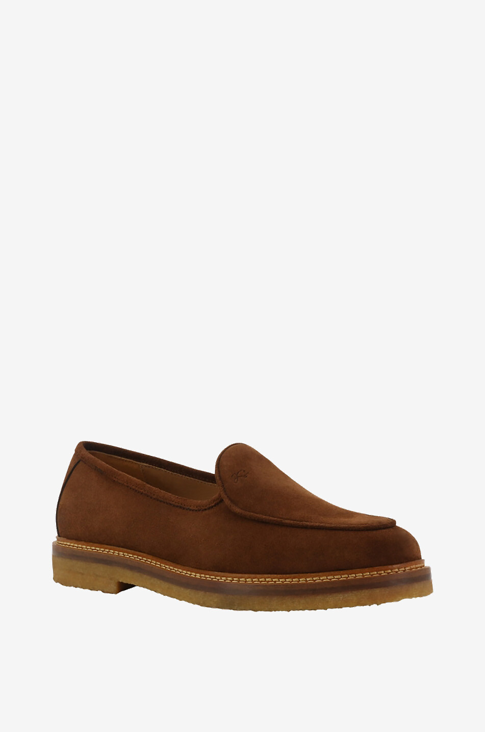 Alexis grained leather loafers