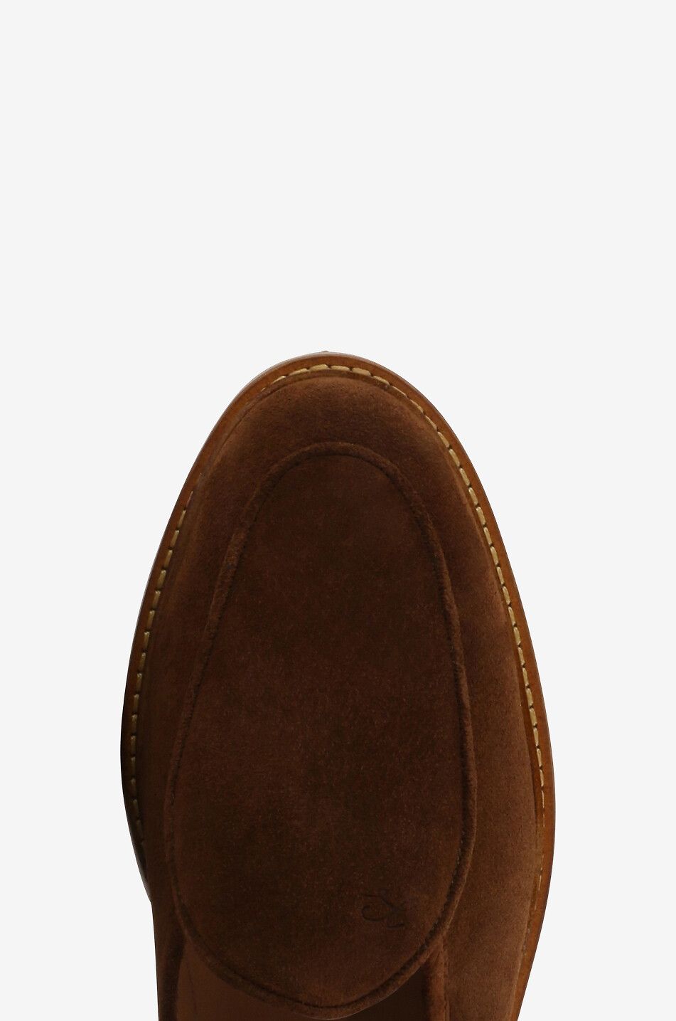 JACQUES SOLOVIERE Mocassins en cuir grainé Alexis Homme MARRON 4