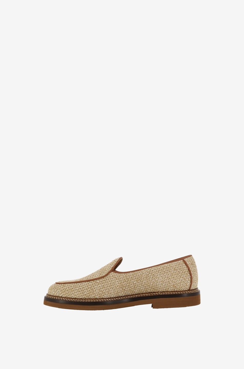 JACQUES SOLOVIERE Mocassins tressés en raphia Lex Homme MULTICOLORE 7