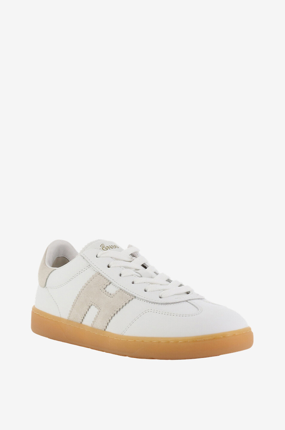 HOGAN Niedrige Glatt- und Wildledersneakers Hogan Cool Damen WEISS 1