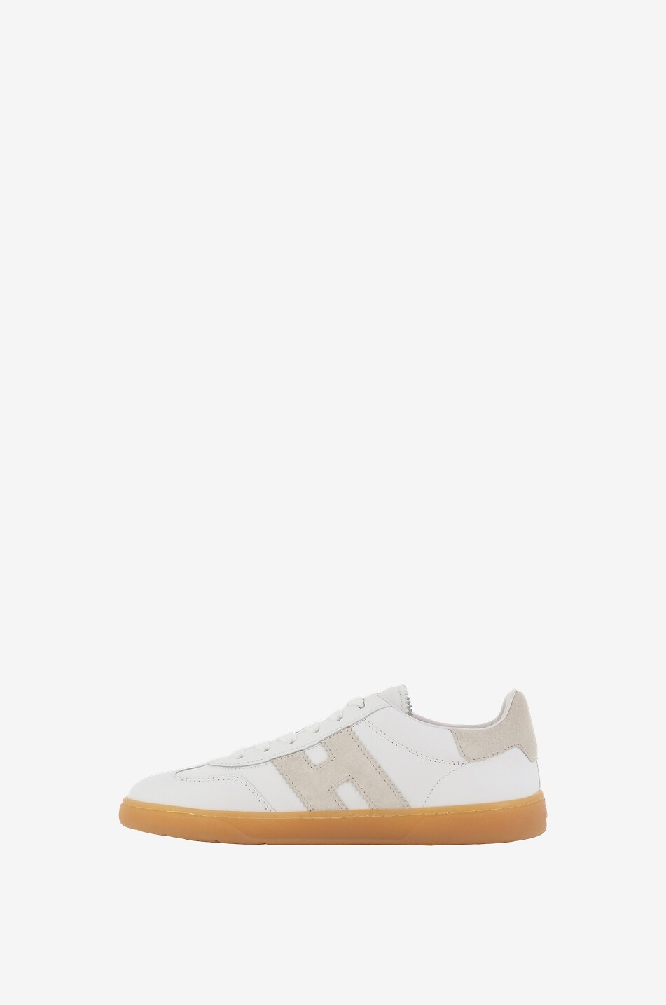 HOGAN Niedrige Glatt- und Wildledersneakers Hogan Cool Damen WEISS 3
