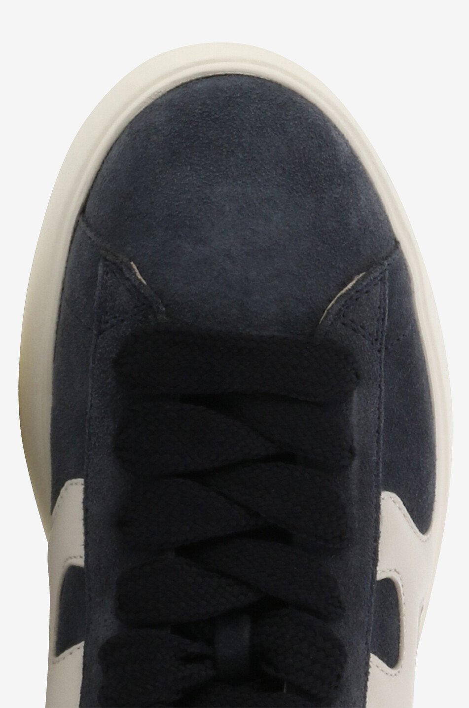 HOGAN Baskets compensées en daim et cuir Hogan Rebel H562 Femme BLEU FONCE 5