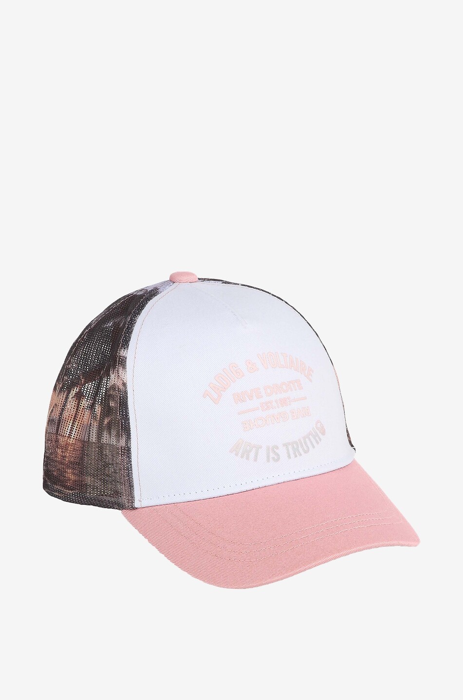 ZADIG & VOLTAIRE Casquette pour fille motif palmiers Fille ROSE CLAIR 1